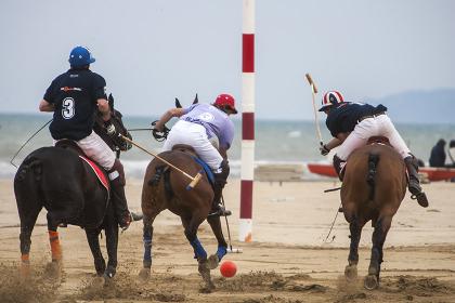 Polo in spiaggia
