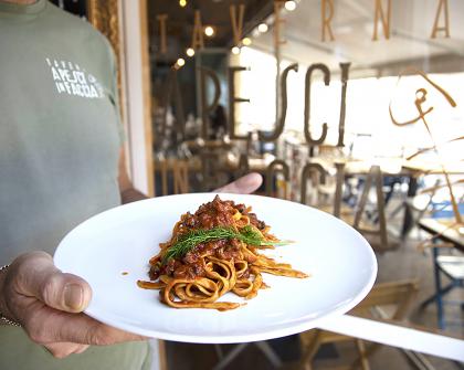 Tagliolini A pesci in faccia - Taverna A pesci in faccia